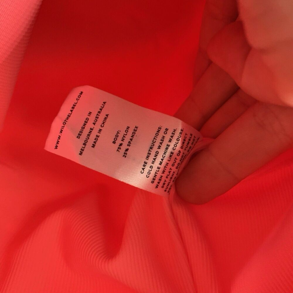 WILO Sports Bra Women's XS Pink Ribbed Padded Pull On Melbourne Australia - Picture 4 of 6
